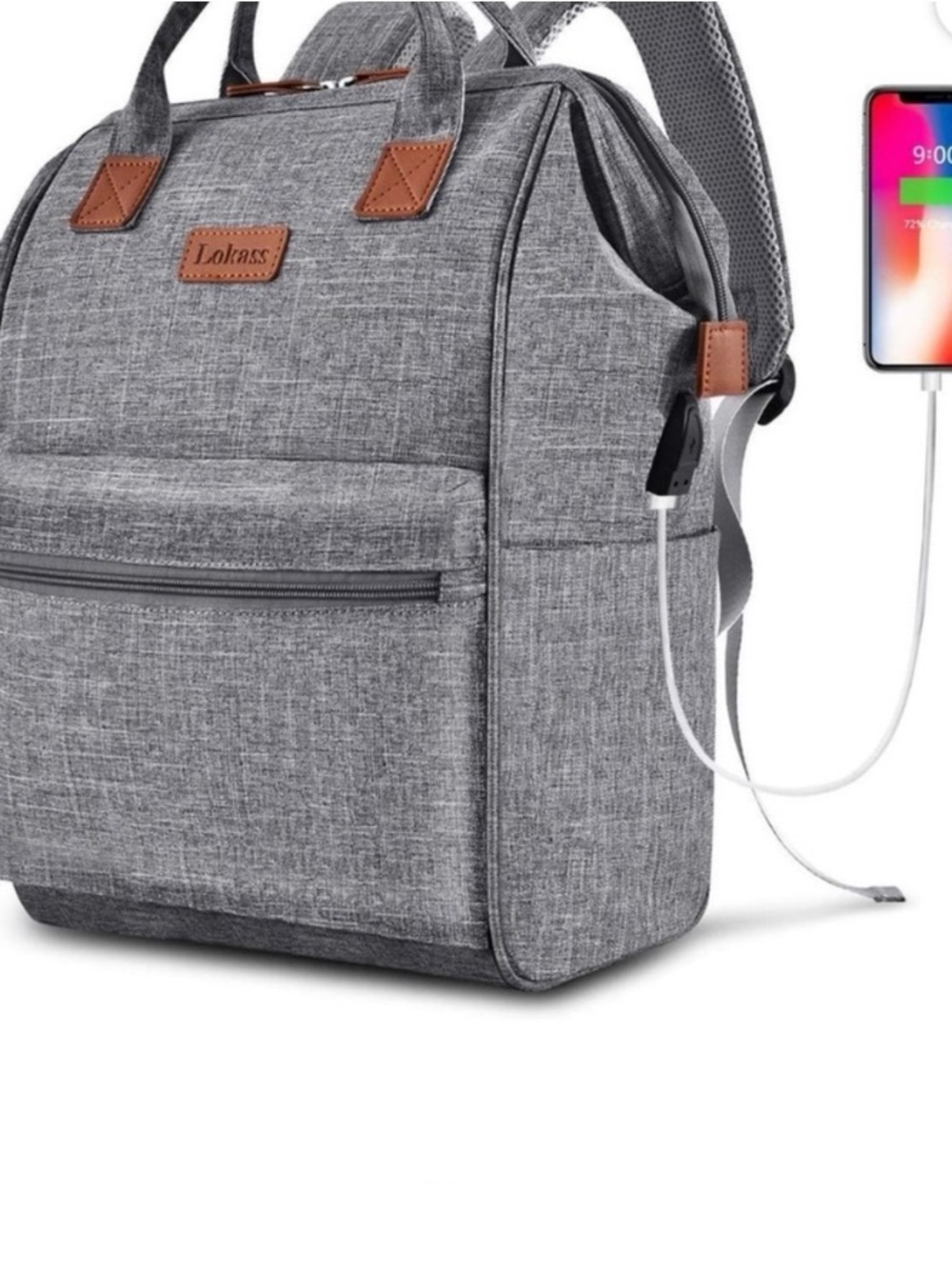 Gray Backpack - Picture 2 of 8